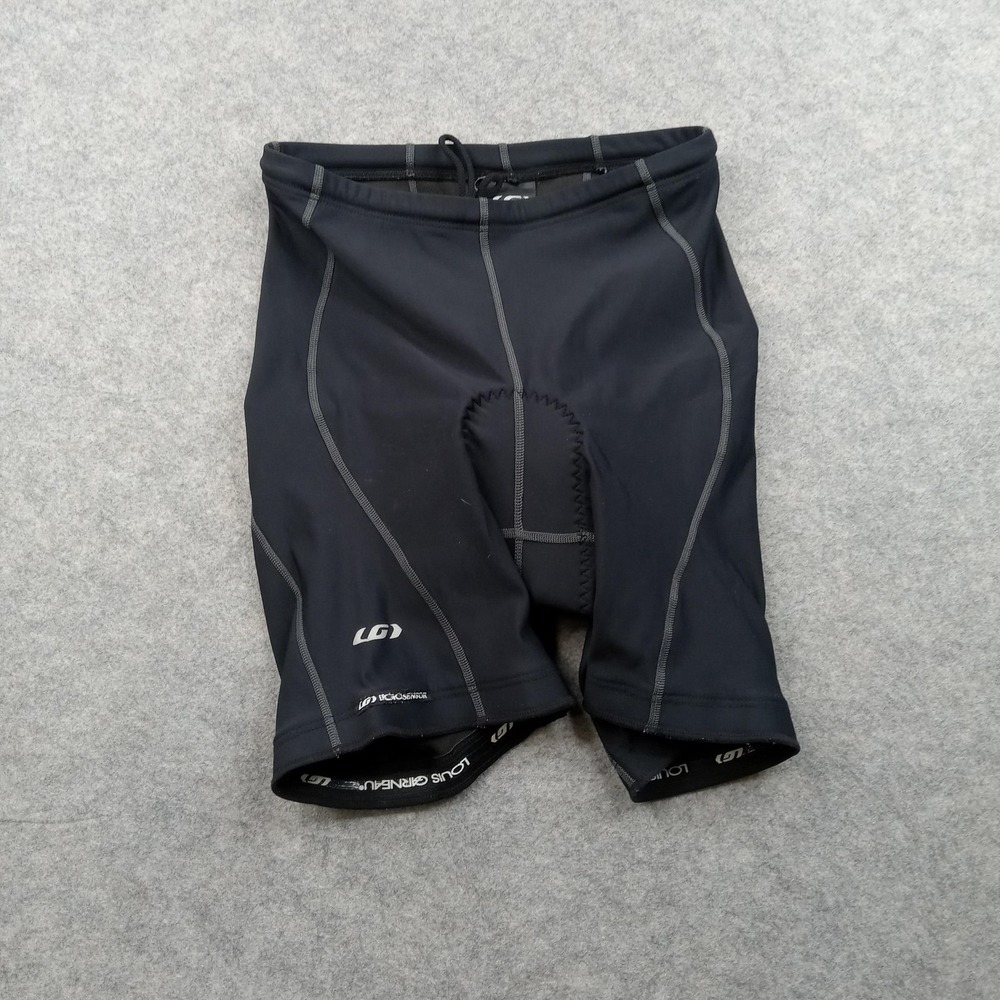 Louis Garneau Cycling Shorts Womens Large Black Padded Bike Chamois Made Canada